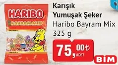 HARİBO BAYRAM MİX KARIŞIK YUMUŞAK ŞEKER 325 G-BAYRAM ŞEKERİ/ÇİKOLATASI